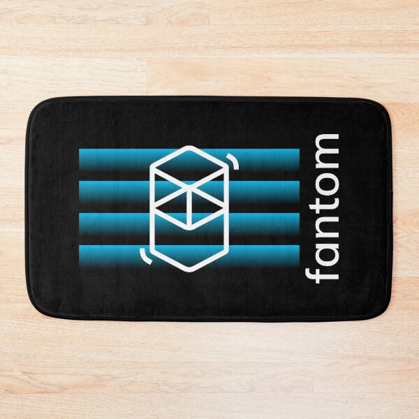 Item preview, Fantom FTM Crypto Altcoin - Blue Gradient Lines designed and sold by CryptoMoods.