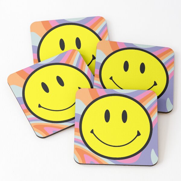 Item preview, 70's Groovy Flag Smiley Emoji Face designed and sold by sarascoprox.