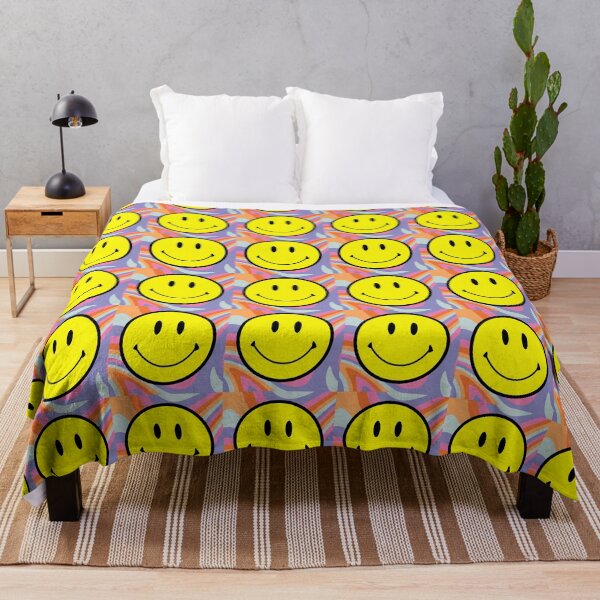 Item preview, 70's Groovy Flag Smiley Emoji Face designed and sold by sarascoprox.