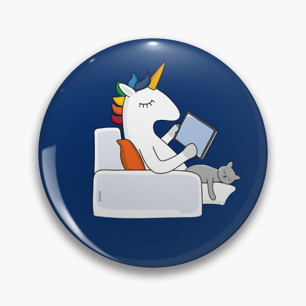 Item preview, Couch surfing unicorn designed and sold by LaDaDi.