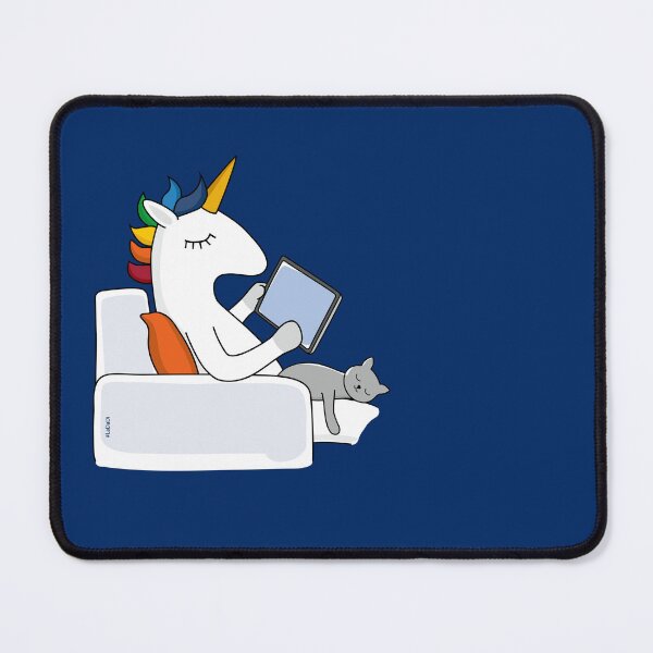Item preview, Couch surfing unicorn designed and sold by LaDaDi.