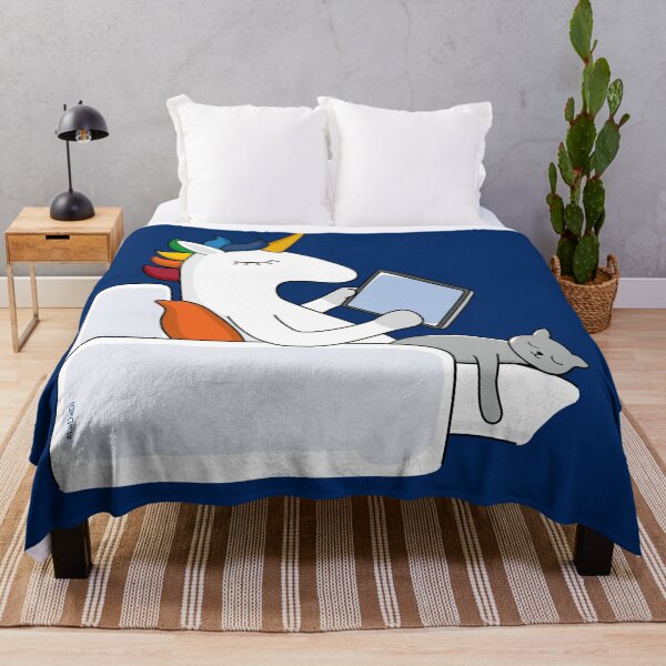 Item preview, Couch surfing unicorn designed and sold by LaDaDi.