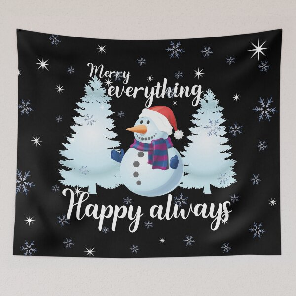 Item preview, Merry Everything and Happy Always - Funny Christmas Gifts designed and sold by Alice-Elgawi.