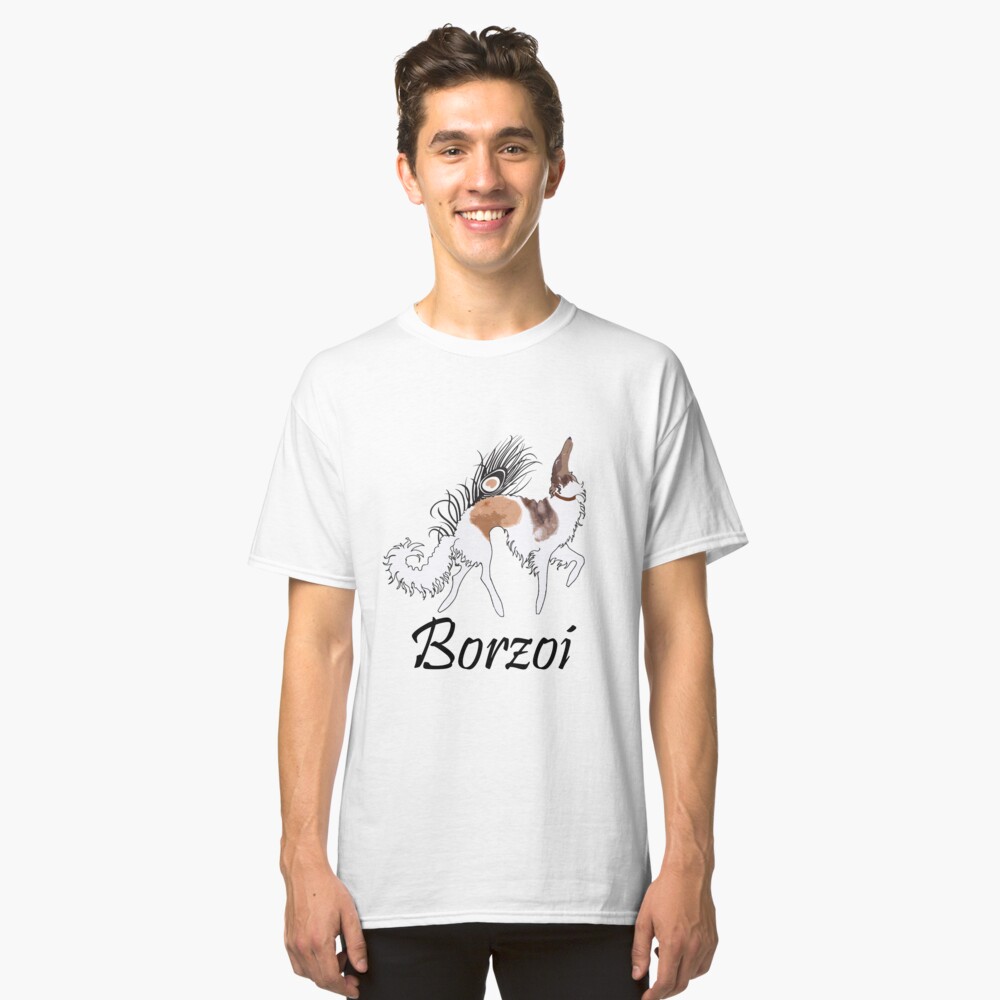 borzoi t shirt