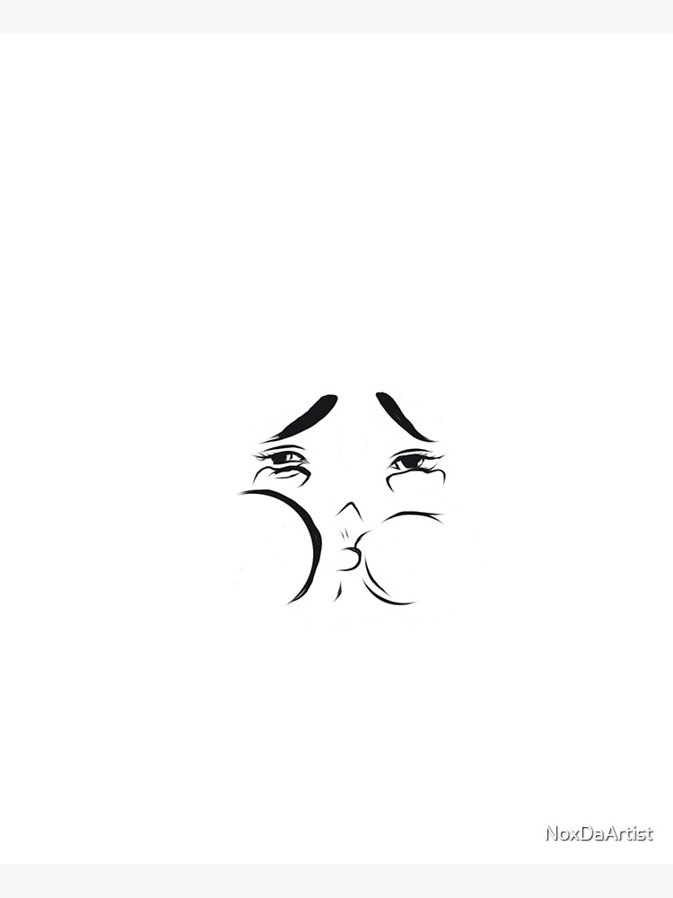 art #depressed #white # - Easy Sad Person Drawing, HD Png Download - vhv