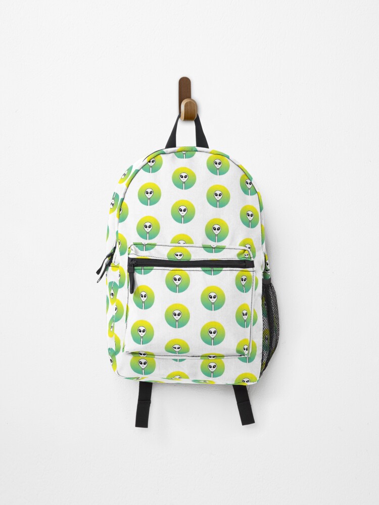 Thumbnail 1 of 3, Backpack, alien from outer space designed and sold by lonelyPrinter.