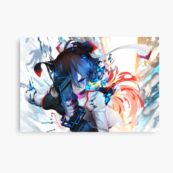 Dark Anime Girl Wall Art Anime Aesthetic Print Gothic Emo Gamer Room Art  Gaming Gift Pink Pastel Egirl Horror Lofi Purple Anime 