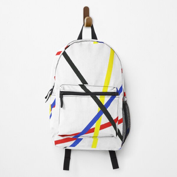 Item preview, Piet' Mondrian inspired Line Art | Red Yellow Blue designed and sold by Kitslam Art.