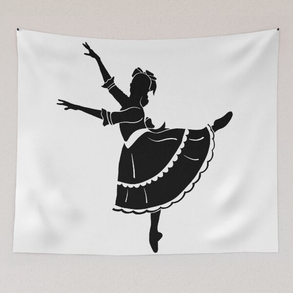 Item preview, The Nutcracker Party Girl Silhouette designed and sold by Claudia McBain.