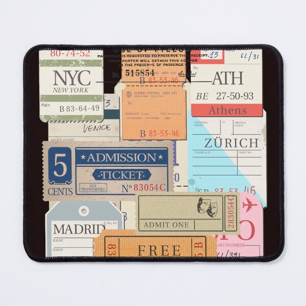 Item preview, Travel tickets  designed and sold by Five Fingers.