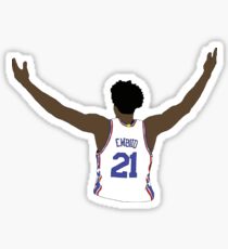 Joel Embiid Embrace The Crowd Sticker