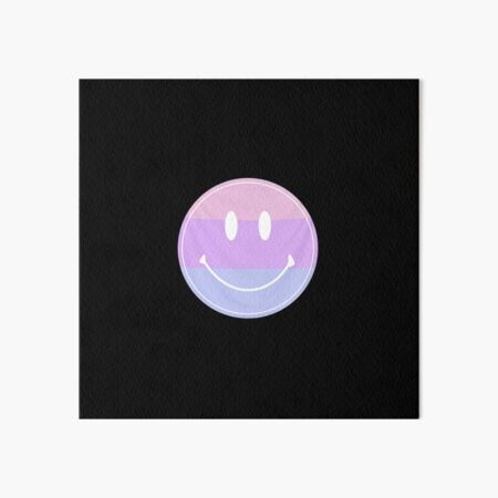 Artikel-Vorschau von Bisexueller Stolz 70er Hippie Retro Smiley Emoji Gesicht, designt und verkauft von sarascoprox.