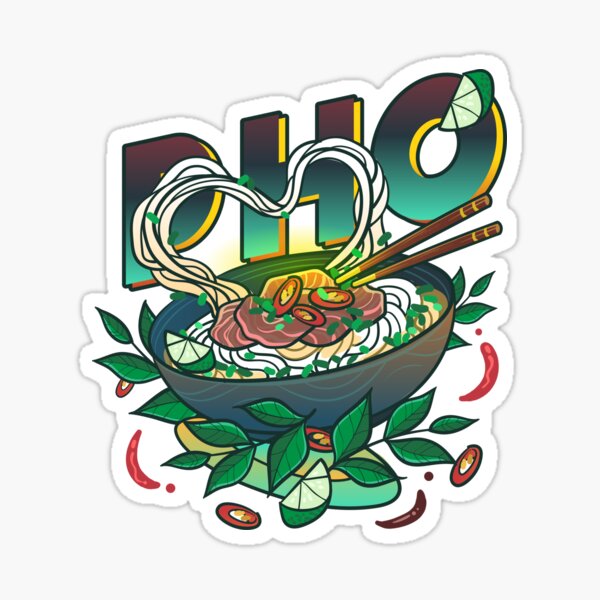 Item preview, Pho Vietnamese noodle soup designed and sold by binhlum.