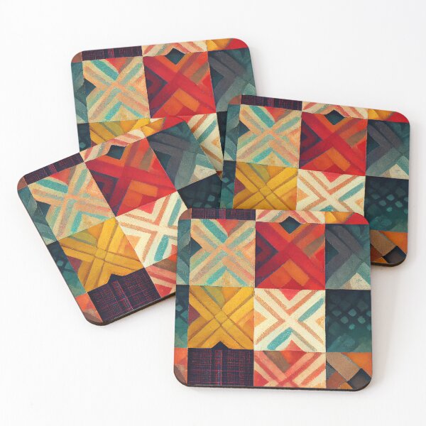 Item preview, Criss Cross Squares Patchwork designed and sold by BuraxisDesigns.