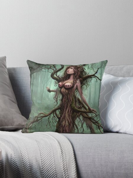 Vista previa del artículo con la obra «Dryad en un bosque oscuro», diseñado y vendido por dwhowe.