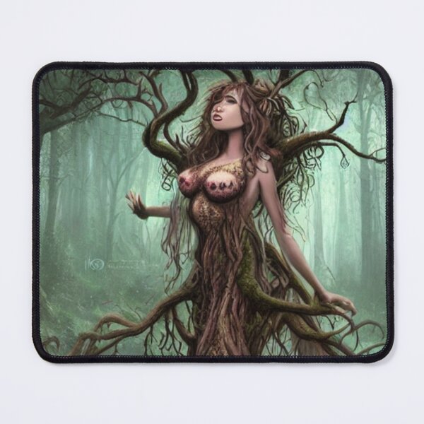 Item preview, Dryad in a dark forest  designed and sold by dwhowe.