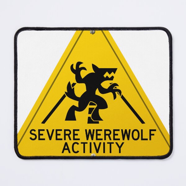 Item preview, Severe Werewolf Activity designed and sold by CatBagz.