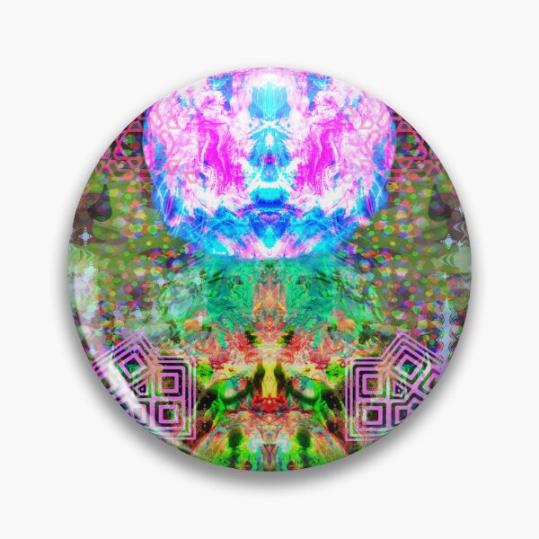 Item preview, Solar Earth Codependence (abstract psychedelic visionary new age art) designed and sold by Discordant Dreams Art.