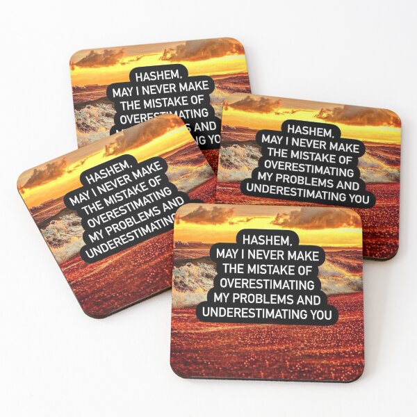 Item preview, Hashem may I never make the mistake of overestimating my problems and underestimating you designed and sold by Stories To Inspire - Motivational Jewish Quotes.