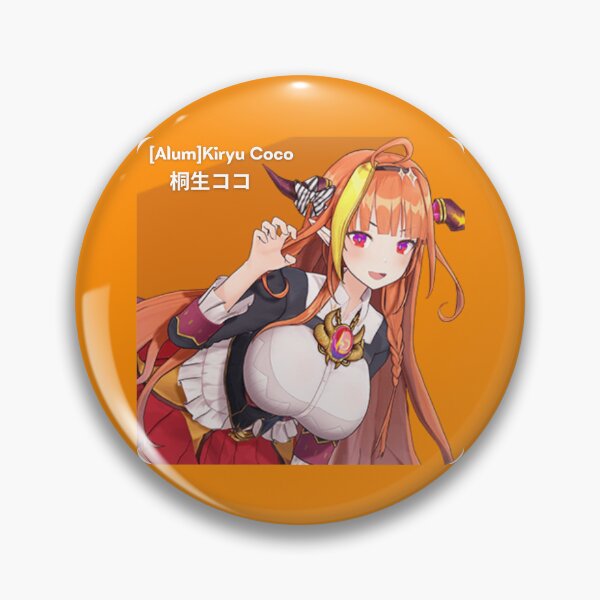 Item preview, [ Alum ] Kiryu Coco Hololive Virtual Youtuber 桐生ココ Vtuber designed and sold by creativille.