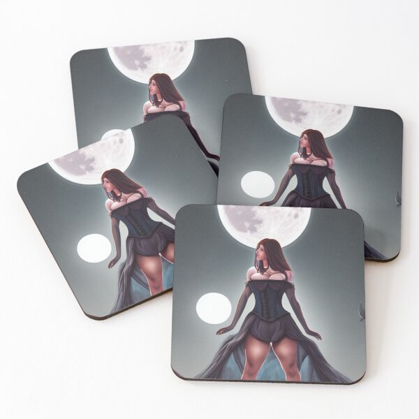 Item preview, Woman in front of moon  designed and sold by dwhowe.