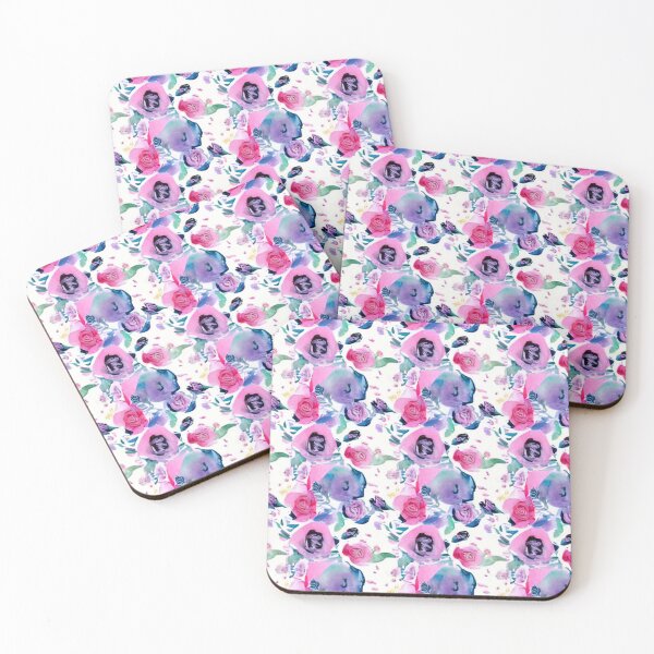 Item preview, Pastel floral abstract pattern designed and sold by Mirarima.