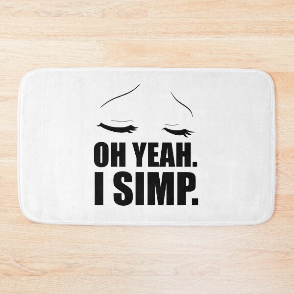 Item preview, Oh Yeah I Simp. Closed anime eyes for simps designed and sold by abowersock.