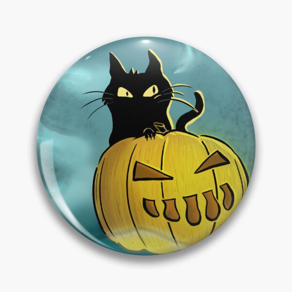 Item preview, Halloween cat designed and sold by Ellina.