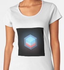 layered cube cross section Women's Premium T-Shirt