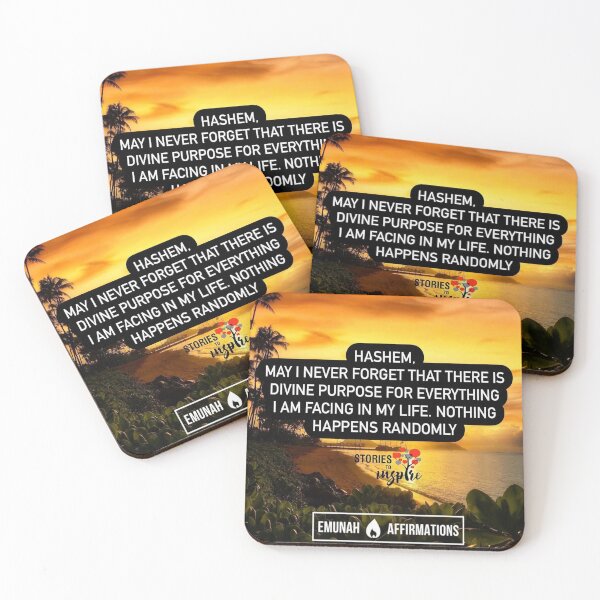 Item preview, Hashem may I never forget that there is divine purpose for everything I am facing in my life, nothing happens randomly designed and sold by Stories To Inspire - Motivational Jewish Quotes.