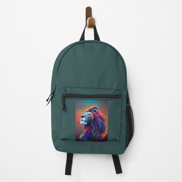 Item preview, Abstract Colorful Lion Face Art designed and sold by NTGUILTY.