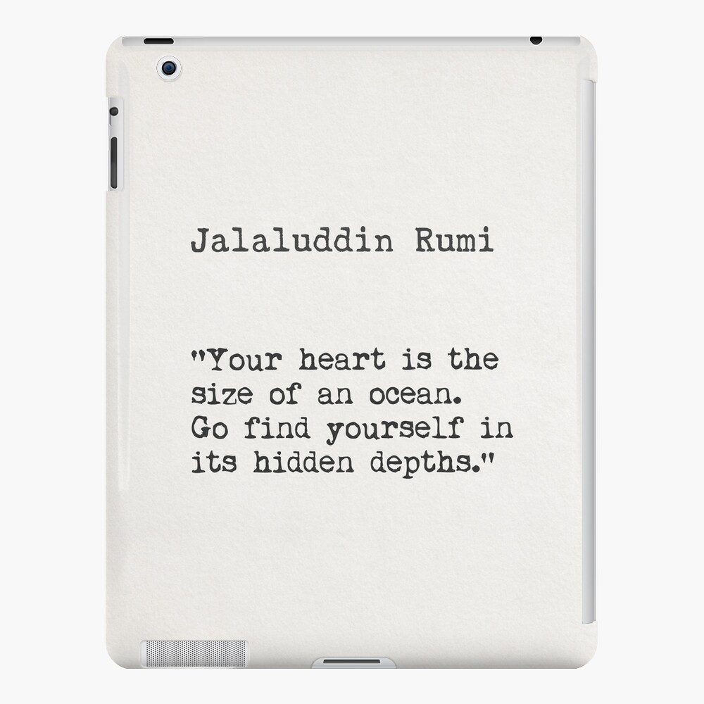 Rumi quote Hardcover Journal for Sale by epicpaper quotes