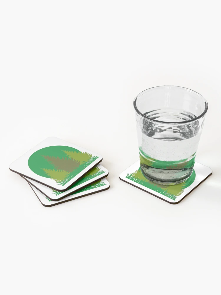Thumbnail 2 of 5, Coasters (Set of 4), Trees designed and sold by Spicy Tomato.