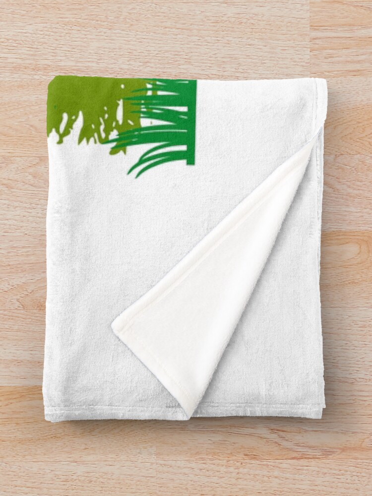 Thumbnail 3 of 6, Throw Blanket, Trees designed and sold by GL77.