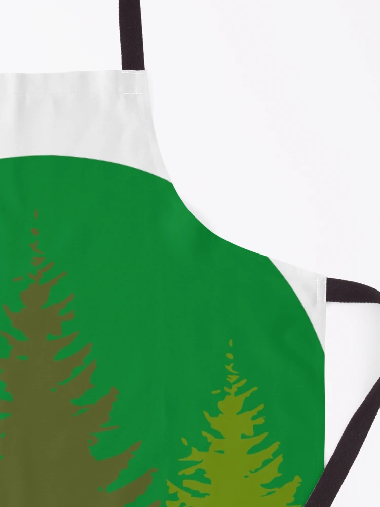 Thumbnail 3 of 6, Apron, Trees designed and sold by Spicy Tomato.