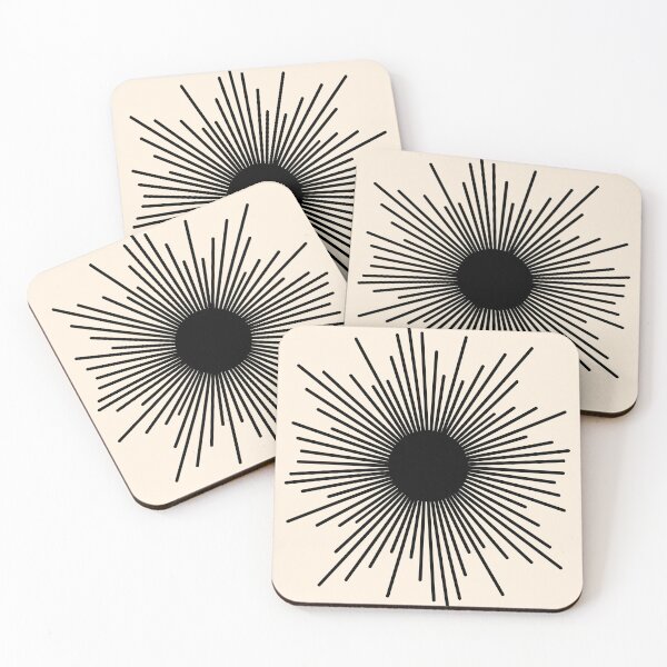 Item preview, Black Sun Midcentury Modern Minimalist  designed and sold by kierkegaard.