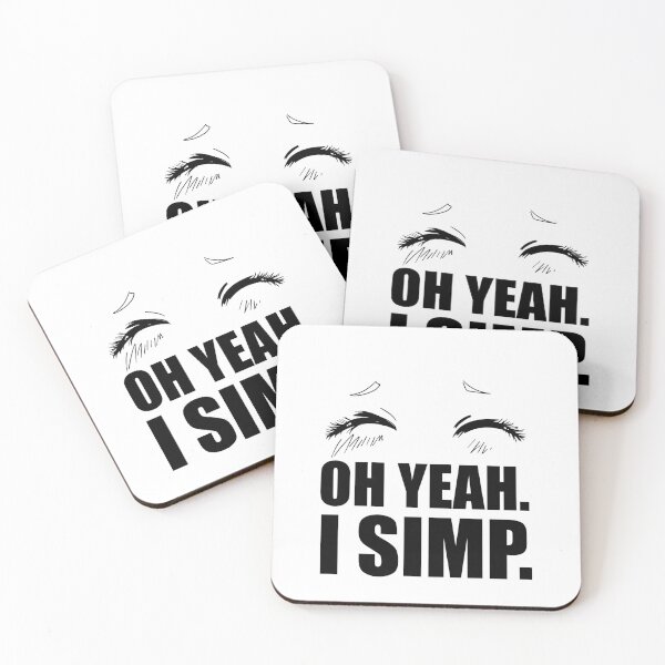 Item preview, Oh Yeah I Simp. Embarrassed anime eyes for simps designed and sold by abowersock.