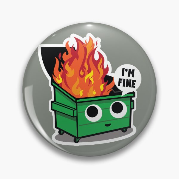 Item preview, Cute Dumpster Fire designed and sold by pufahl.