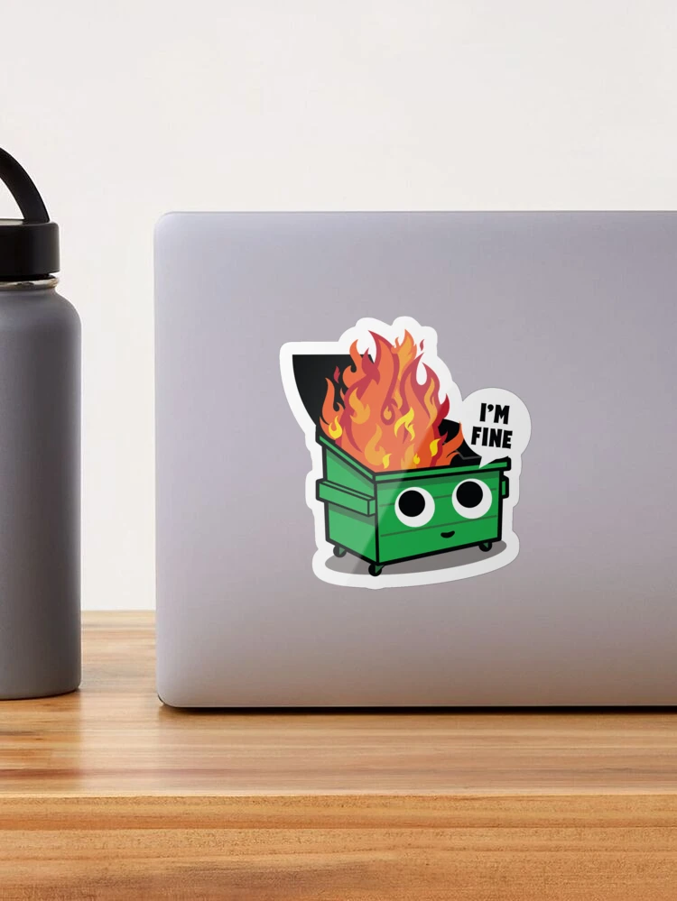  LECATI (3Pcs) Ask Me About My Shift Dumpster Fire Sticker Funny  Dumpster Fire Meme Sticker Funny Trash Bin Dumpster Fire Stickers Gift  Decoration Merchandise Accessories Laptop Stickers 3x4 inch : Tools