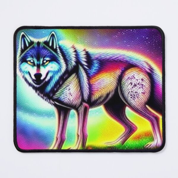 Item preview, Psychedelic wolf  designed and sold by dwhowe.