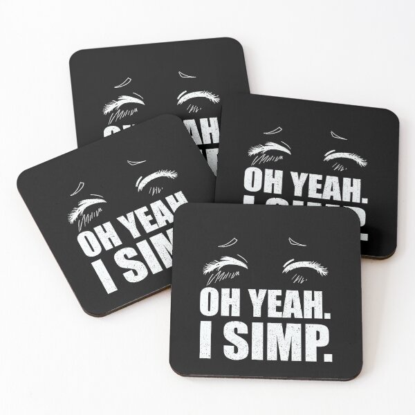 Item preview, Oh Yeah I Simp. Embarrassed anime eyes for simps designed and sold by abowersock.