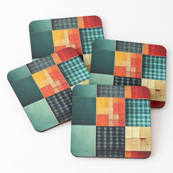Item preview, Retro Patchwork designed and sold by BuraxisDesigns.