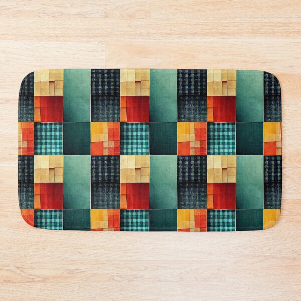 Item preview, Retro Patchwork designed and sold by BuraxisDesigns.