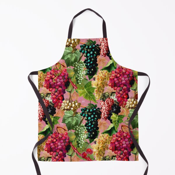 Item preview, Exotic Vintage grapes pattern, vines, vintage florals, botanical pattern, blush pink floral illustration designed and sold by ZeinabTaha.