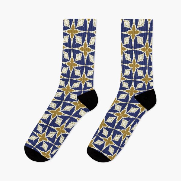 Item preview, Christmas Sweater - Denim Blue & Bronze Yellow designed and sold by Jasrese.