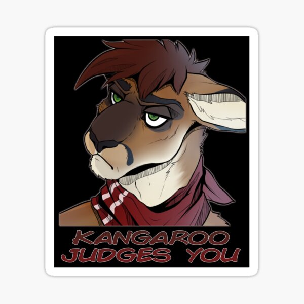 Item preview, KANGAROO JUDGES YOU! designed and sold by JackalSota.