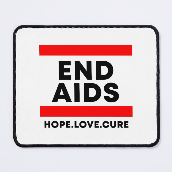 Item preview, END AIDS Hope Love Cure designed and sold by Color-Sparkle.