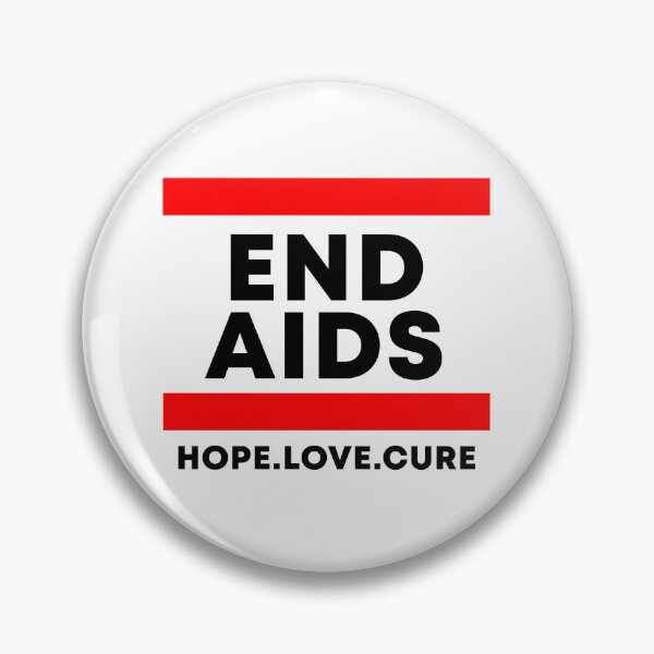 Item preview, END AIDS Hope Love Cure designed and sold by Color-Sparkle.