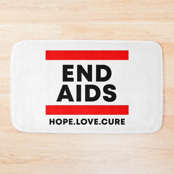 Item preview, END AIDS Hope Love Cure designed and sold by Color-Sparkle.