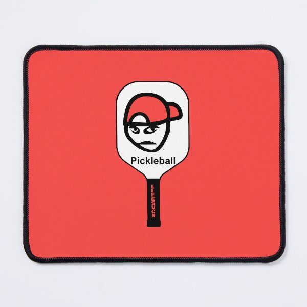 Item preview, LifeSucx Angry Guy Red Pickleball Paddle Design designed and sold by LifeSucx.